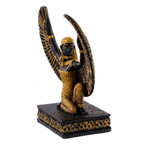 Top Collection Mini Kneeling Isis Statue - Decorative Hand Painted ...