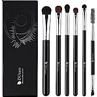 DUCARE Synthetic Bristle Makeup Brush- Black, Set Of 6 Pcs : Amazon.in ...