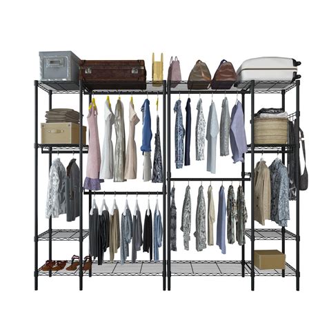 Buy Ktaxon 91 L Wire Garment Rack Heavy Duty Clothes Rack Metal ...