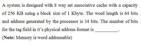CO and Architecture: Set way Associative