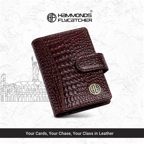 Unisex Leather RFID Card Holder Wallet - Hammonds Flycatcher