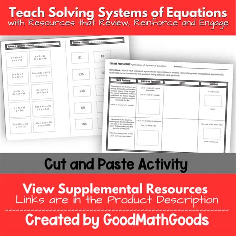 Image result for Word Problems Using Systems of Equations