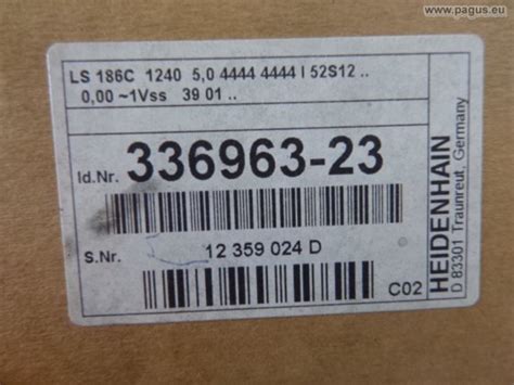 HEIDENHAIN encapsulated linear encoder in Zschepplin, Saxony, Germany