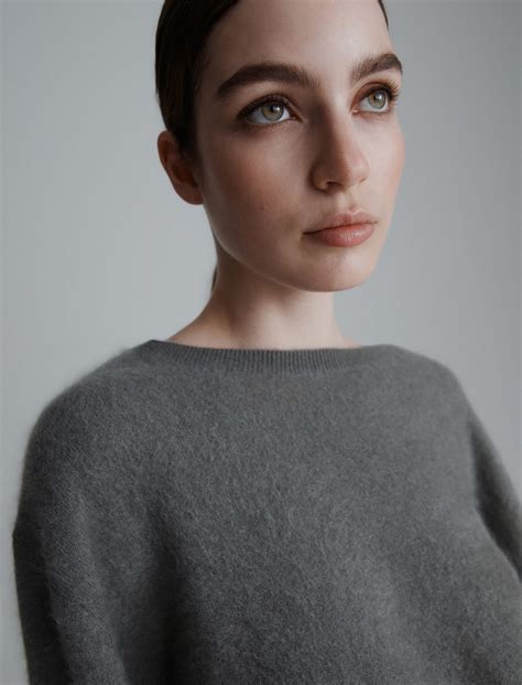 Wool-cashmere sweater, olive | Marella