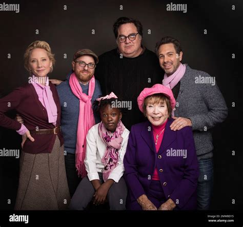 Actress Anne Heche, standing from left, writer Stuart Ross Fink ...