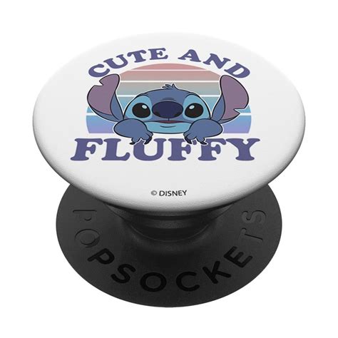 Buy DisneyLilo & Stitch Cute and Fluffy Stitch PopSockets Swappable ...
