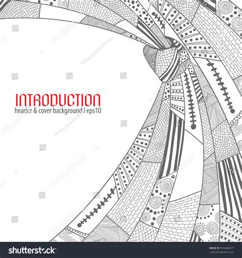 Background Design Your Header Cover Page Stock Vector (Royalty Free ...