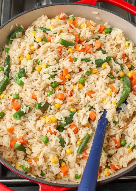 Mixed Vegetable Rice - Vegetable Recipes