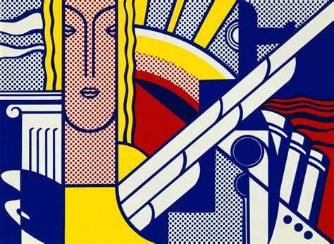 Modern Art Poster - Roy Lichtenstein - Pop Art Masterpiece - Canvas ...