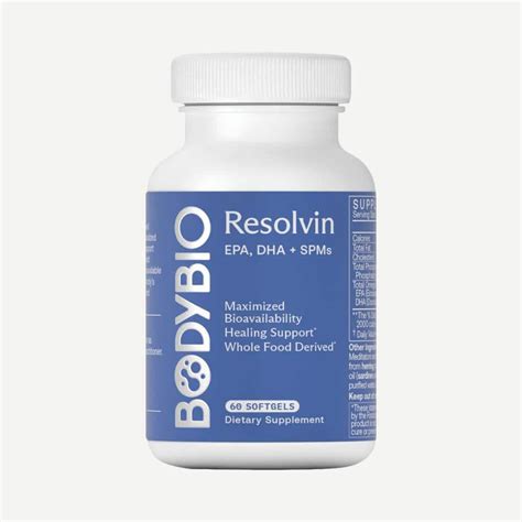 Resolvin SPMs 500mg – BodyBio | Hewyn