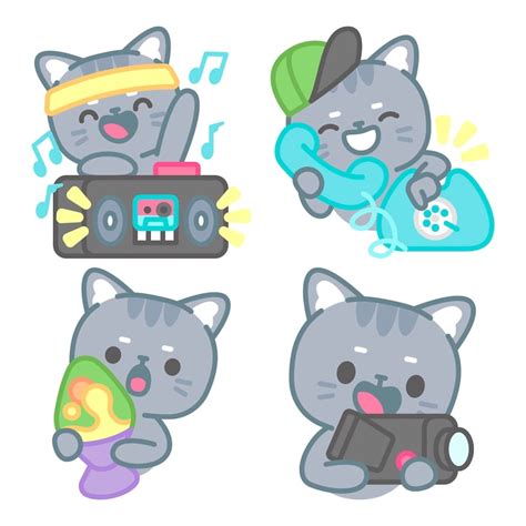 Cat with headphones Images - Free Download on Freepik