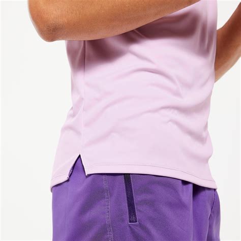 Men's Fitness Breathable Essential Short-Sleeved Crew Neck T-Shirt - Mauve