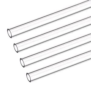 uxcell PETG Tubing Hard Tube 8mm ID, 12mm OD, 0.5m Length, Clear for PC ...