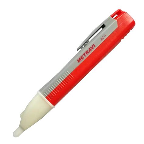Metravi AC-1 Electrical 90V - 1000A AC Voltage Tester with Flashlight ...