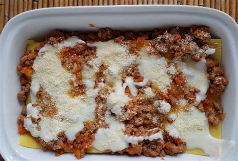 Lasagne al forno with Bolognese from Emilia Romagna ? The  