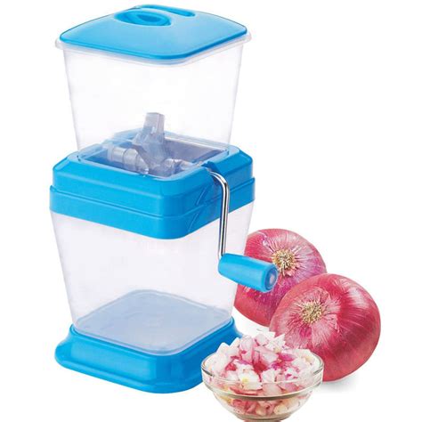 2428 Plastic Vegetable Chopper Cutter with Stainless — DeoDap