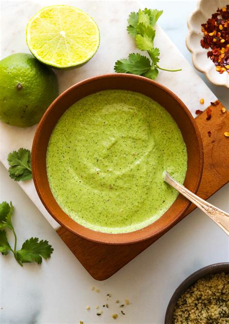 Creamy Cilantro Sauce (Dairy-free!) - Detoxinista