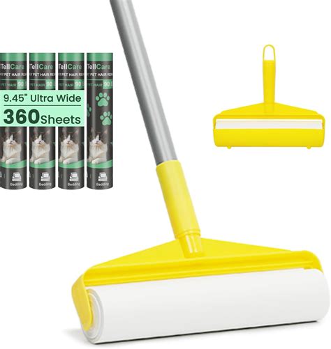 Amazon.com: 10-Inch Large Lint Roller with 360 Extra Sticky Roller ...