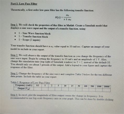 Image result for First Order Low Pass Filter Transfer Function