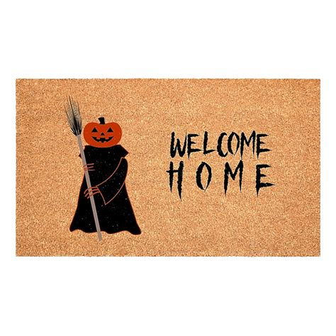 Callowaymills 17-in x 29-in Welcome Home Coir Non-Slip Grip Indoor or ...