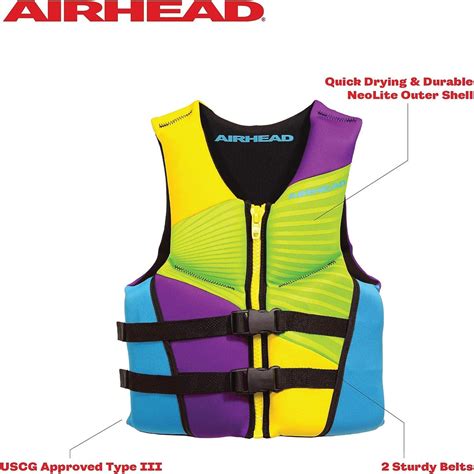 Airhead Gnar Kwick-Dry Neolite Flex Type III Life Jacket - US Coast ...