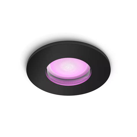 Hue Xamento LED Recessed Spotlight – Black | Philips Hue UK