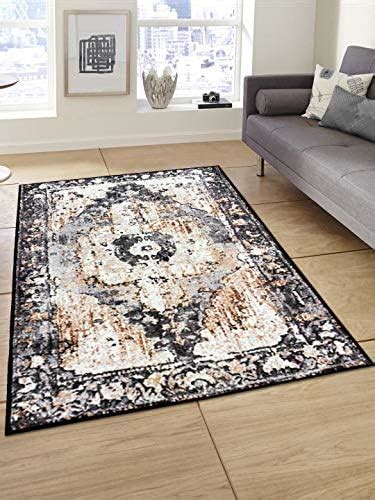 Buy Status Contract Floral Persian Rug with Anti Slip Backing ...