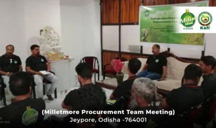 Procurement Team Meeting - Millet More from Bhubaneswar Odisha India