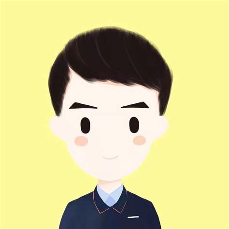Q版男生头像|animation|single caricature|0九九0_Original作品-站酷ZCOOL