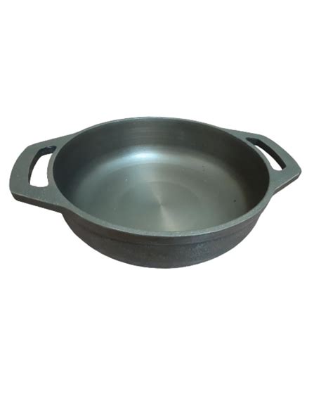 Premium Quality Pre Seasoned Cast Iron Kadhai / Kadai Wok ( Diameter ...