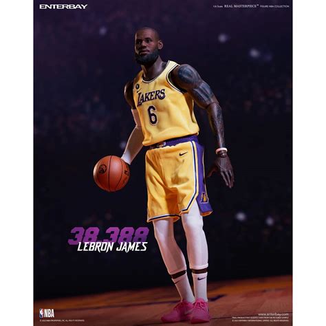 NBA Lakers LeBron James Real Masterpiece Special Edition 1:6 Scale ...