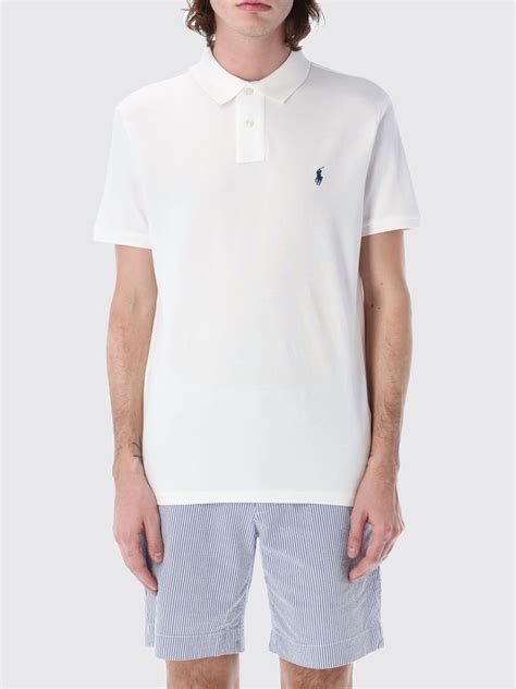 POLO RALPH LAUREN: T-shirt men - White | Polo Ralph Lauren polo shirt ...