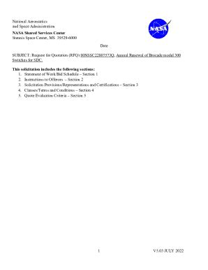 Fillable Online NSSC SERVICE LEVEL AGREEMENT Fiscal Year (FY) ... Fax ...