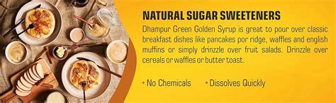 Dhampure Speciality Golden Syrup, 1600Ml (2X800Ml) | Invert Sugar Syrup ...
