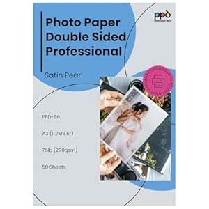 PPD Double Sided Photo Paper, Satin Pearl Brochure Paper 11 x 17 for ...
