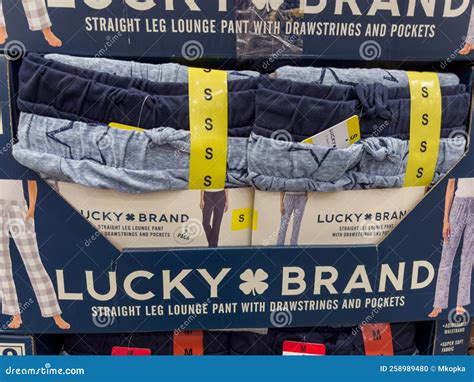Packages of Lucky Brand Pajamas and Lounge Pants for Sale at a Costco ...