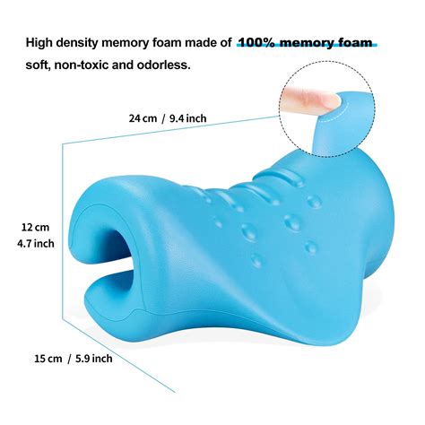 Neck and Shoulder Relaxer with Magnetic Therapy Pillowcase, Cervical ...