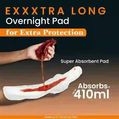 everteen XXXL Relax Nights Ultra Overnight Sanitary Pads - 30 Pads ...