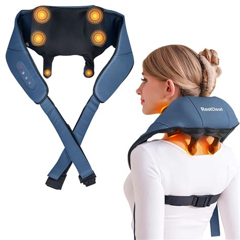 Neck Massager for Pain Relief Deep Tissue, Shiatsu Neck and Back ...