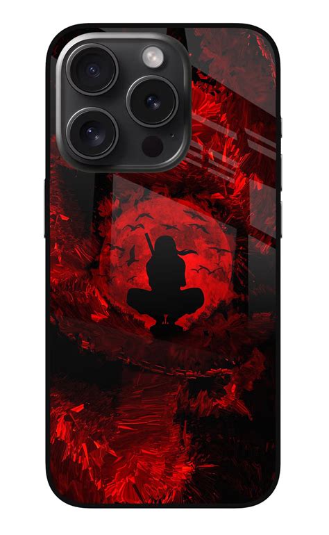 Buy Now Itachi Uchiha Glass Case for iPhone 15 Pro Online | Casekaro