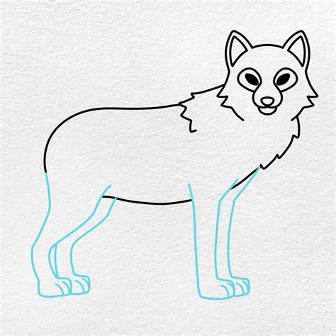 Image result for Easy Drawings of Wolves