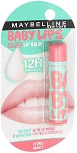 Buy Maybelline Baby Lips Lip Balm - Lychee Addict, 4g Promo Pack (Buy 1 ...