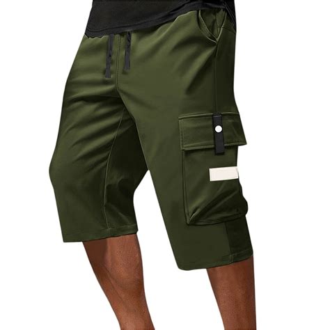 Evdexr Below Knee Tactical Shorts Men Waterproof Cargo Long Bermuda ...