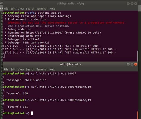 Flask Python REST API 的图像结果