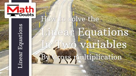 Image result for Cross Multiplication Method Definition