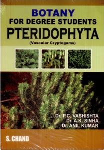 Botany for Degree Pteridophyta: Buy Botany for Degree Pteridophyta by ...