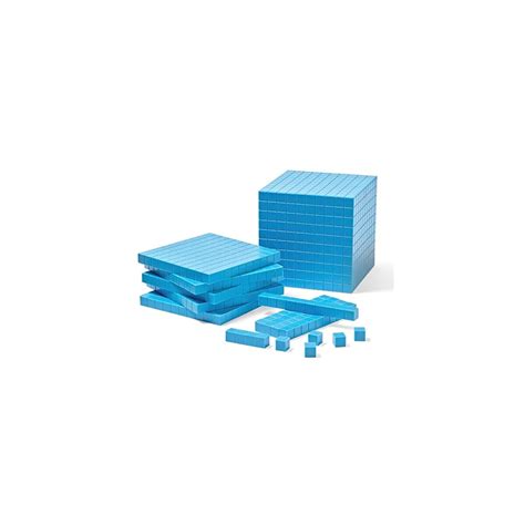 hand2mind Blue Plastic Base Ten Blocks Complete Set, India | Ubuy
