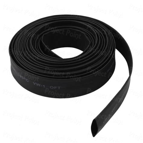 Heat Shrink Tube 6mm Black - 1Mtr, 6mm Tube, Heat Shrink Sleeve, Heat ...