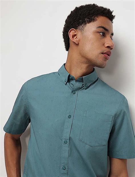 Buy Pure Cotton Printed Half Sleeves Shirt at Marks & Spencer