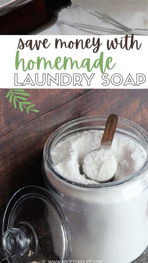 Homemade laundry detergent powder recipe – Artofit